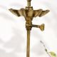 Vintage Brass South Indian Ritual Lamp Stand for Decor