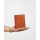 Leather Vegan Wallet Boasting Sleek Artisanal Design