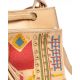 Leather Sling Bag Adorned With Intricate Tribal Pattern