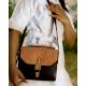Elegant Vegan Leather Sling Bag With Polished Details