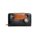 Sleek Black Vegan Leather Women Wallet