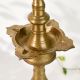 Handcrafted Brass Temple Lamp Stand for Hindu Rituals