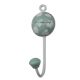 Sage Green Heart Decorative Wall Hooks