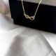 18K Gold Plated Sparkling Infinity Necklace
