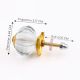 Clear Melon Glass Knob (1)