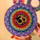 Handpainted Zen Chakra Om Mandala Wall Art