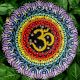 Handpainted Zen Chakra Om Mandala Wall Art