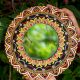 Handcrafted Sringar Mandala Mirror Wall Accent