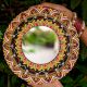 Handcrafted Sringar Mandala Mirror Wall Accent