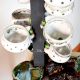 Handcrafted Ceramic Hanging Pots by Artist Meena Vohra