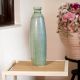 Handcrafted Ceramic Turquoise Vase by Artist Meena Vohra