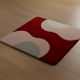 Handtufted Elegant Rug for Home Styling Crimson Rug