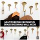 Handcrafted Brass Sheshnag Decorative Wall Hooks-3 Pieces