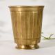 Vintage Brass Panchpatra Holy Glass Pot for Pooja