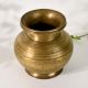 Handmade Brass Holy Water Pot South Indian Ritual Kalash