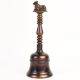 Bell Metal Prayer Bell With Nandi Handle in Himalayan Art