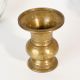 South Indian Vintage Handmade Brass Puja Pot for Flowers and Rituals