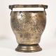 Handmade White Metal Bucket in English Art Style for Flower Decoration