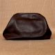 Ganache Leather Clutch Frame Clasp Multi Pocket