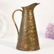 Handmade Vintage Brass Decorative Jug with Textured Design