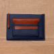Navy Sienna Laptop Sleeve Zipper Closure Pockets