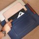 Navy Sienna Laptop Sleeve Zipper Closure Pockets