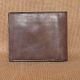 Rosewood Leather Wallet Coin Pocket Currency Slots