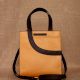 Handmade Peach Dark Chocolate Sling Bag Leather Stylish