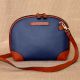 Handcrafted Navy Sienna Sling Bag Leather Dashing