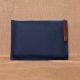 Handcrafted Navy Sienna Sleeves Pouches Leather Chic