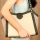 Handcrafted Honey Dew Dove Tote Bag Leather Premium