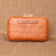 Handcrafted Brick Clutches Leather Trendy Polished Refined