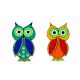 Handmade Folk Owl Fridge Magnet Kitchen Decor