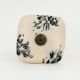 Handcrafted Ceramic Cream Square Cabinet Knob