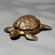 Antique Finish Brass Turtle Box in English Art