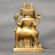 Handmade Brass Lord Dattatreya Divine Statue for Prayer Room