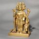 Handmade Brass Lord Dattatreya Divine Statue for Prayer Room