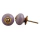 Light Purple Crackle Ceramic Dresser Knob