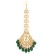 Handcrafted Kundan Earrings And Maang Tikka Jewellery Set