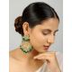 Handcrafted Kundan Circular Statement Earrings For Women