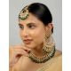 Heritage Inspired Kundan Bridal Necklace Set With Earrings And Maang Tikka