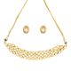 Elegant Oval Kundan Choker Necklace Set
