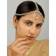 Handcrafted Kundan Pearl Matha Patti Bridal Head Jewelry