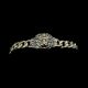 Premium Curb Chain Lion 92.5 Sterling Silver Bracelet for Men