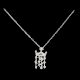 Handcrafted Crown Pendant with 925 Sterling Silver Chain