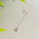 Dangling Star 925 Sterling Silver Ear Ring