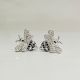 Italian Finish Butterly 925 Sterling Silver Ear Ring