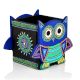 Handcrafted Wooden Owl Motif Pen Stand