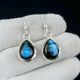 Handcrafted 925 Sterling Silver Pearl Drop Earrings