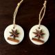 Handcrafted Cinnamon Soy Wax Circle Sachet Set of 2